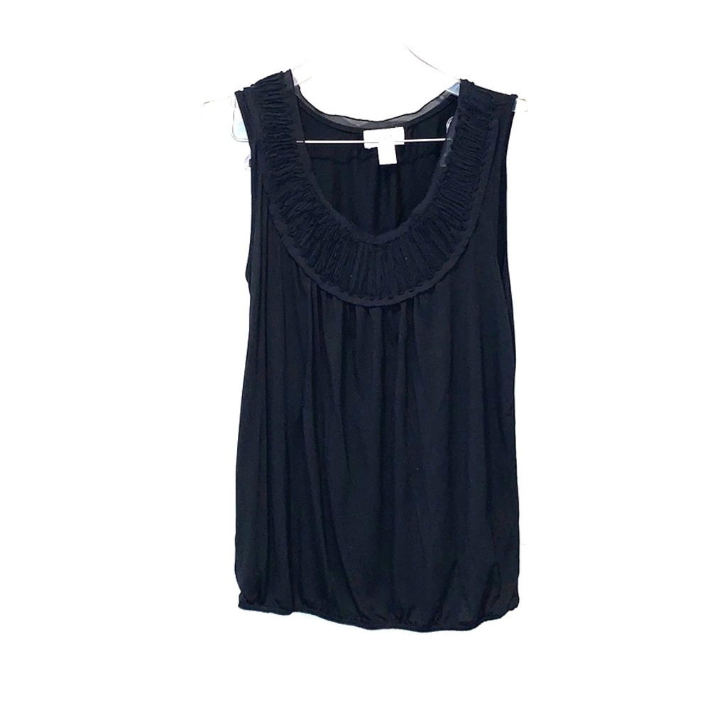 Ann Taylor’s Loft black sleeveless blouse size M